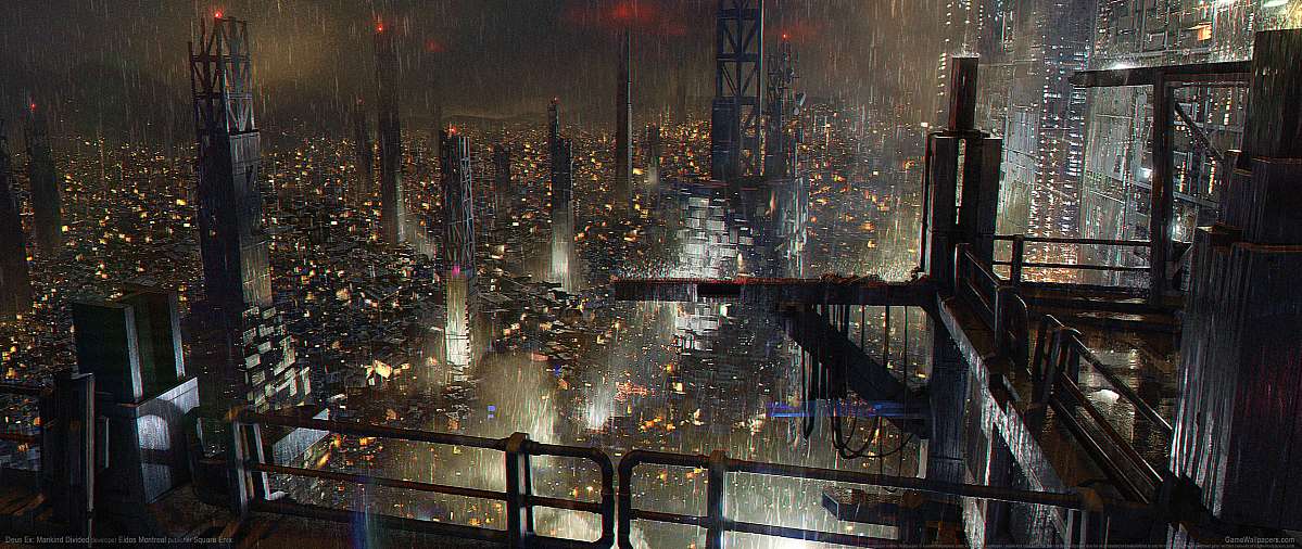 Deus Ex: Mankind Divided ultrawide achtergrond 09