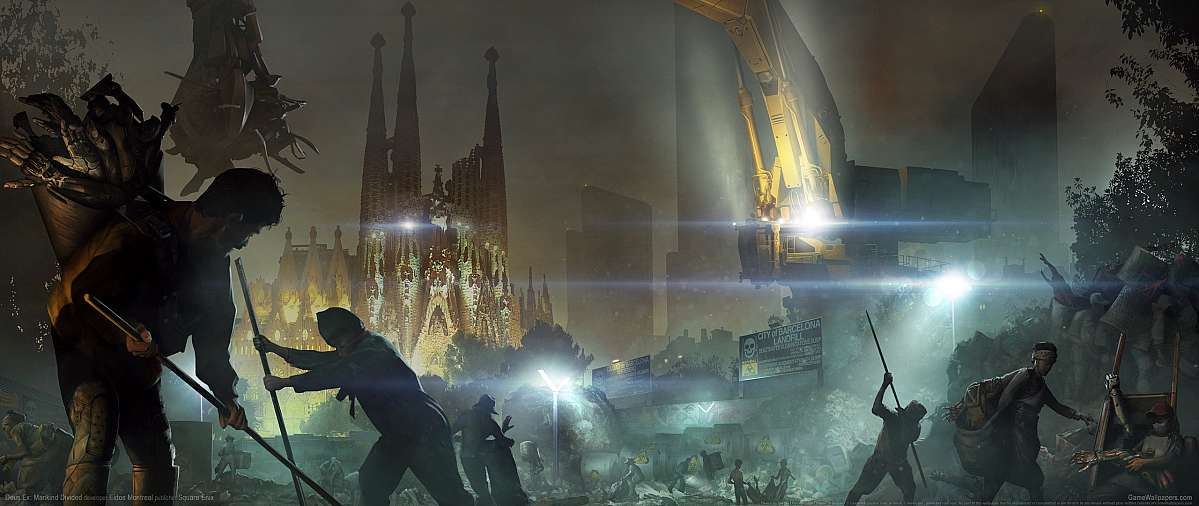 Deus Ex: Mankind Divided ultrawide achtergrond 15