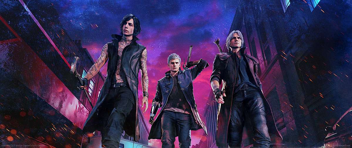 Devil May Cry 5 ultrawide achtergrond 01