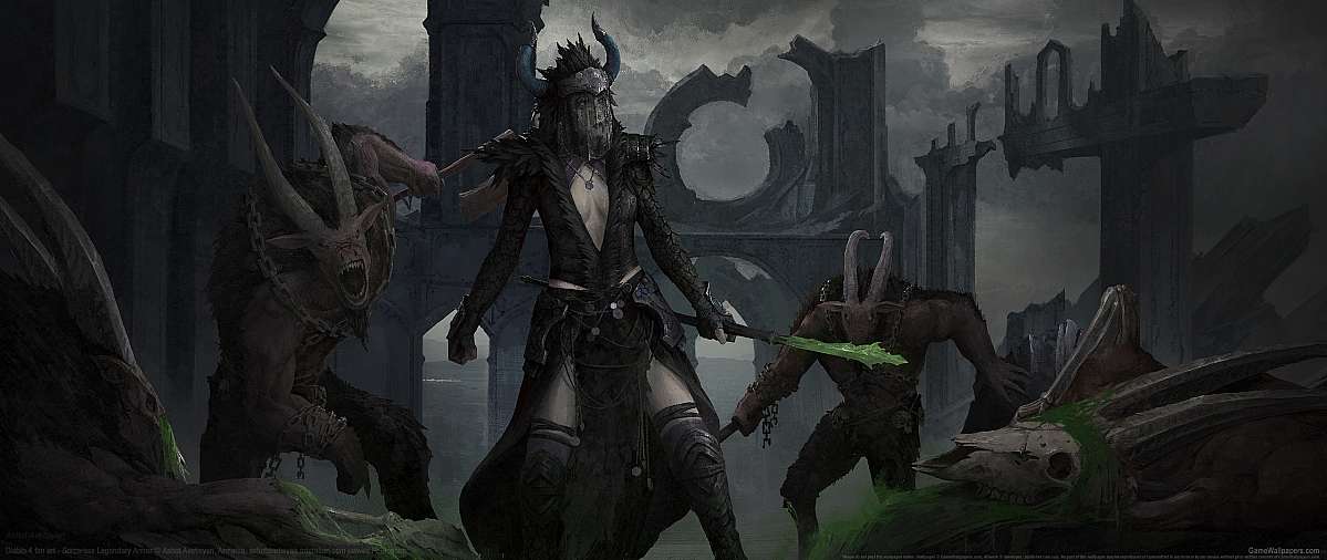Diablo 4 fan art achtergrond
