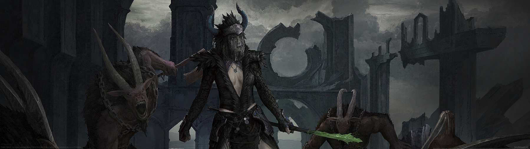 Diablo 4 fan art superwide achtergrond 02