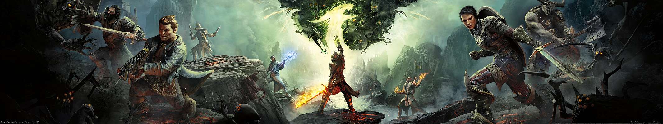 Dragon Age: Inquisition triple screen achtergrond