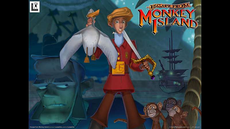 Escape from Monkey Island achtergrond