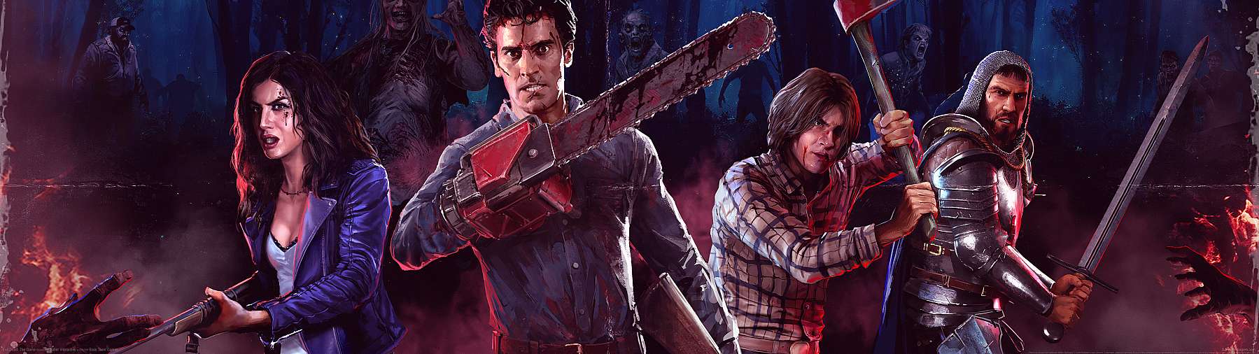 Evil Dead: The Game superwide achtergrond 01