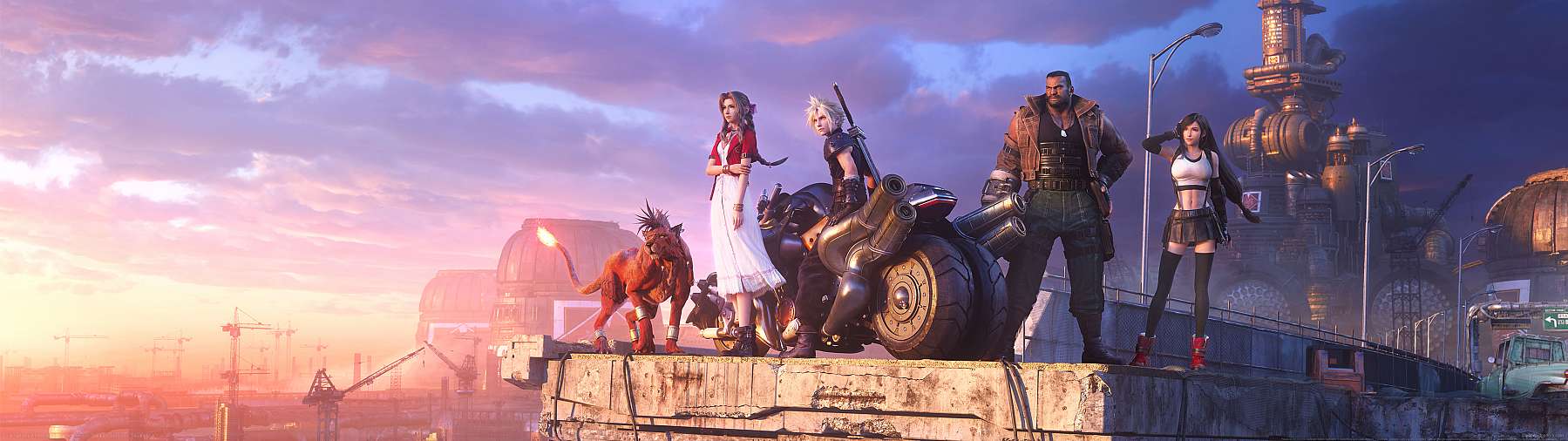 Final Fantasy VII Remake Intergrade superwide achtergrond 01