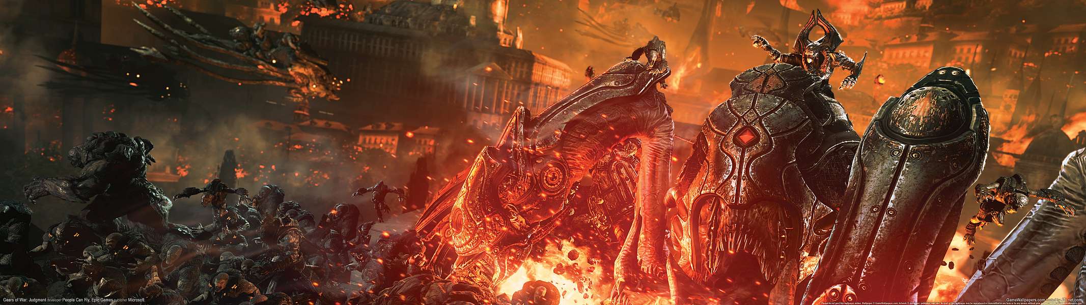 Gears of War: Judgment dual screen achtergrond
