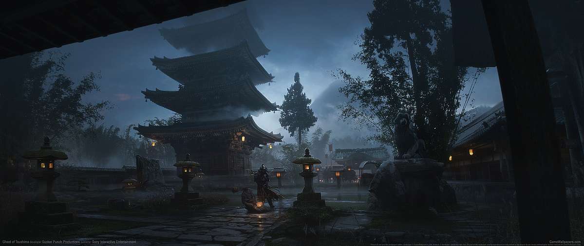 Ghost of Tsushima ultrawide achtergrond 08