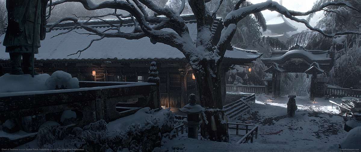 Ghost of Tsushima ultrawide achtergrond 11