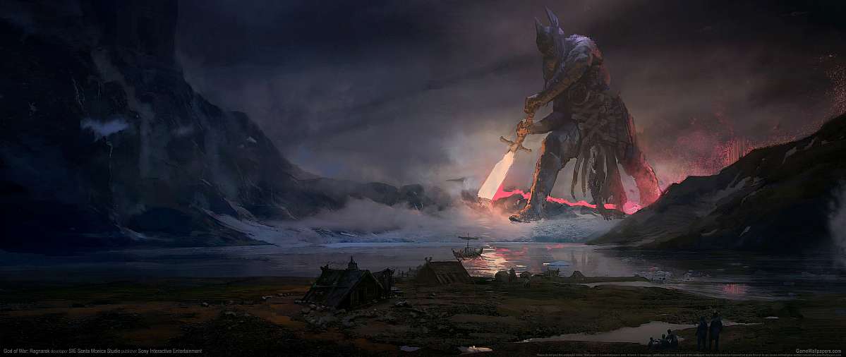 God of War: Ragnarok ultrawide achtergrond 06