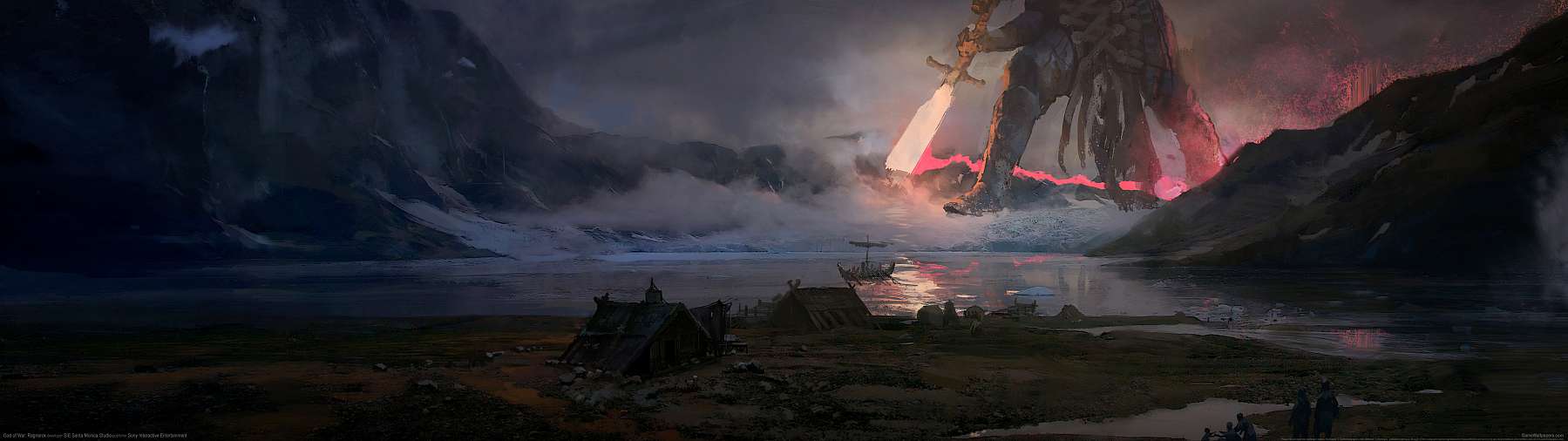 God of War: Ragnarok superwide achtergrond 06