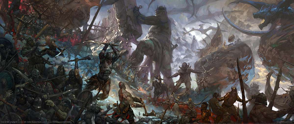 God of War: Ragnarok ultrawide achtergrond 07