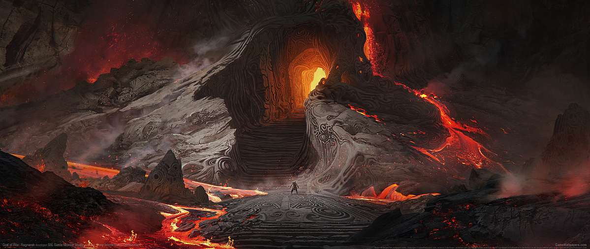 God of War: Ragnarok ultrawide achtergrond 09