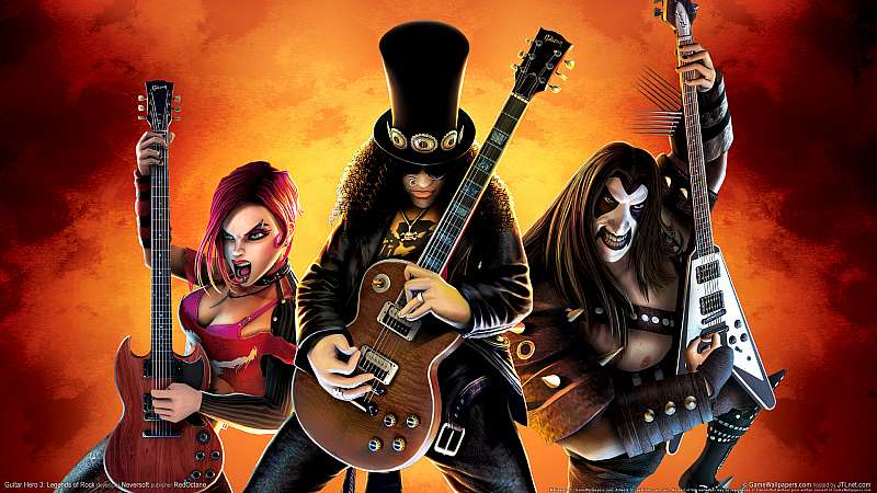 Guitar Hero 3: Legends of Rock achtergrond