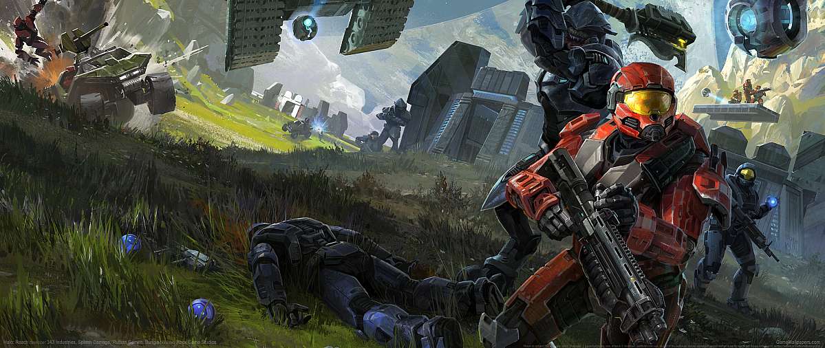Halo: Reach ultrawide achtergrond 08