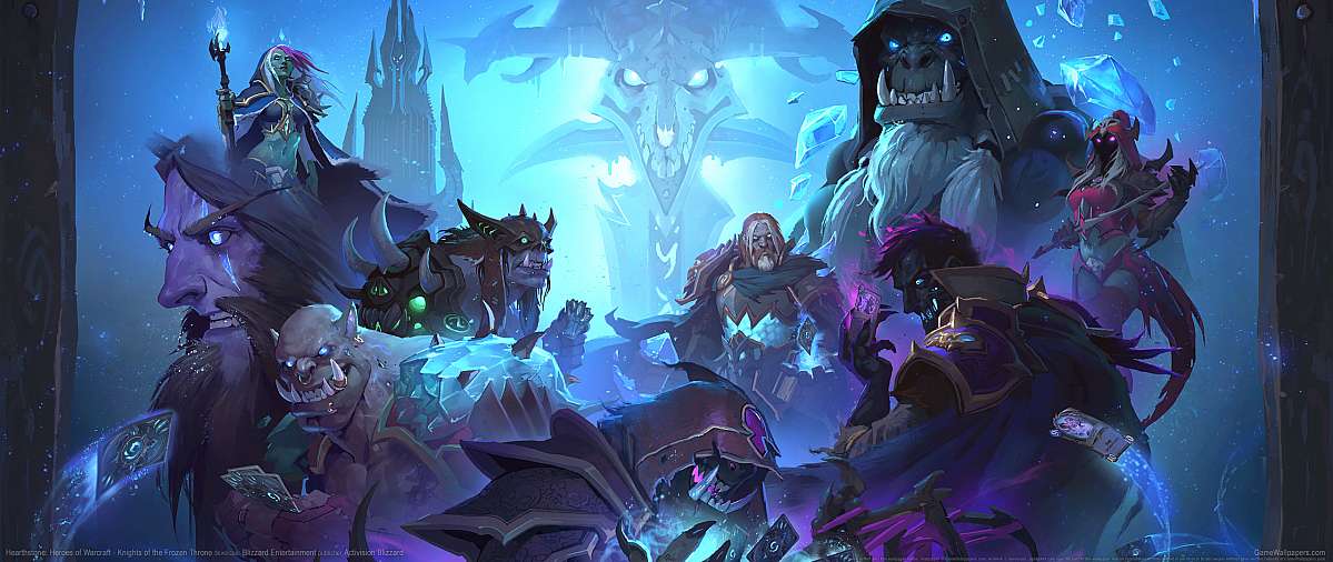 Hearthstone: Heroes of Warcraft - Knights of the Frozen Throne ultrawide achtergrond 04