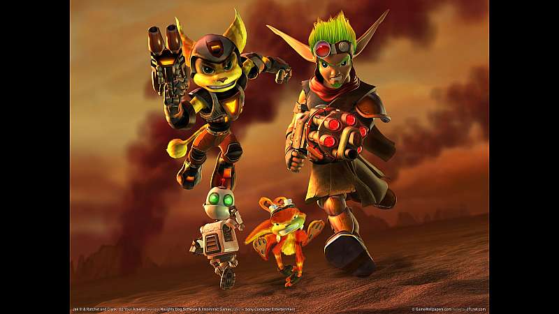 Jak 3 & Ratchet and Clank: Up Your Arsenal achtergrond