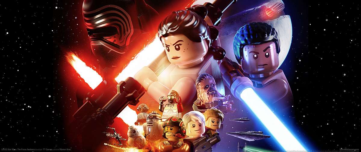 LEGO Star Wars: The Force Awakens ultrawide achtergrond 01