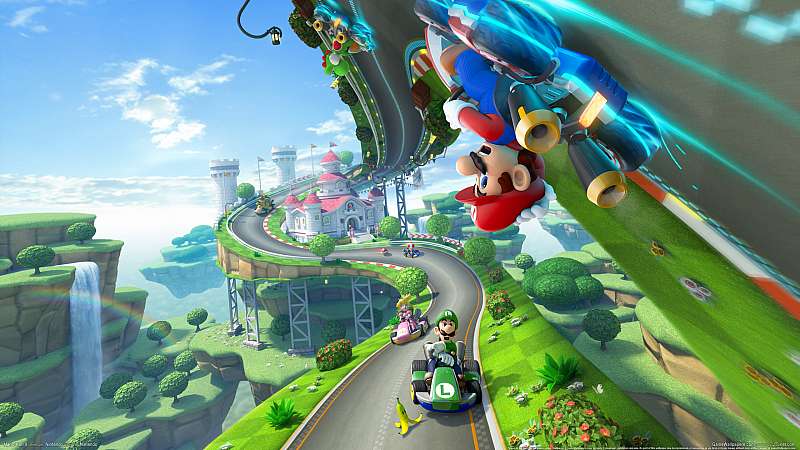 Mario Kart 8 achtergrond