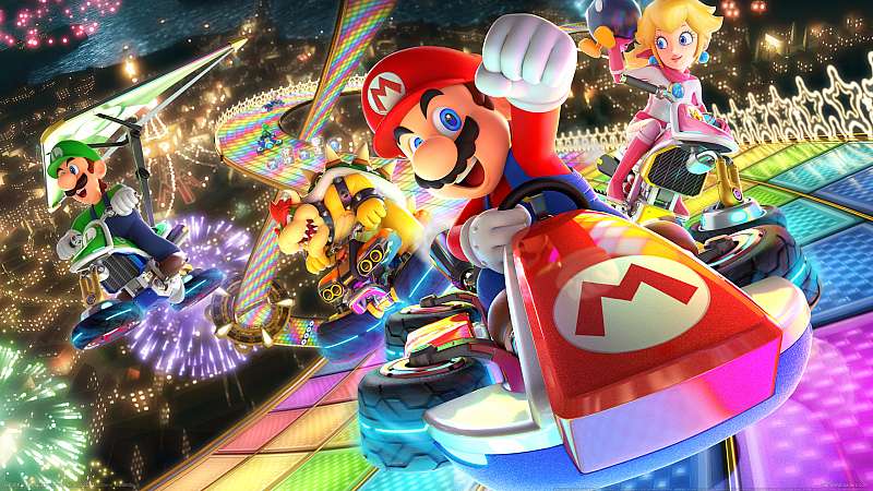 Mario Kart 8 Deluxe achtergrond