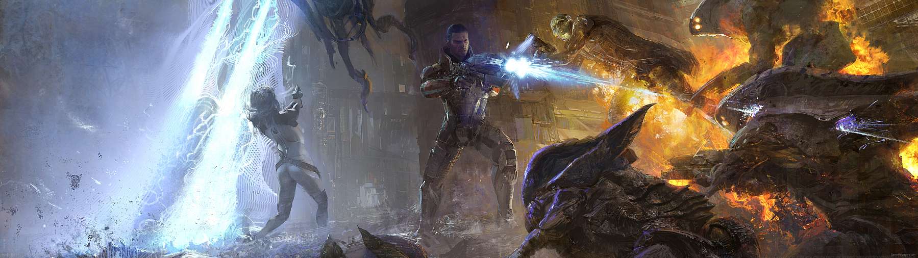 Mass Effect 2 superwide achtergrond 09