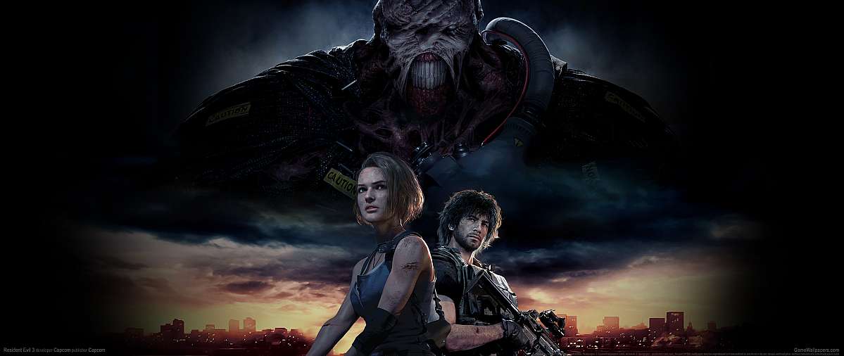 Resident Evil 3 2020 ultrawide achtergrond 01