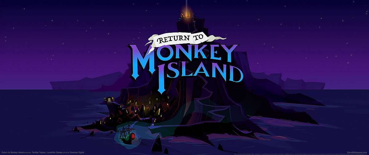 Return to Monkey Island ultrawide achtergrond 02