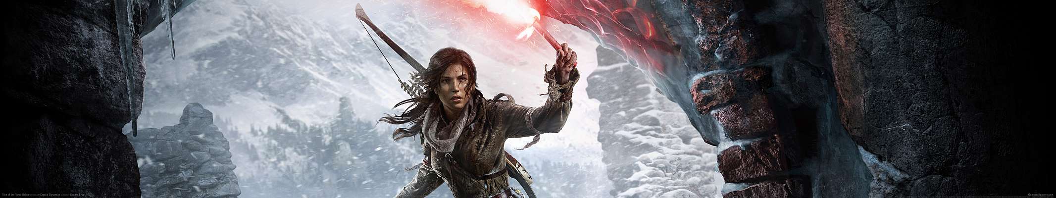 Rise of the Tomb Raider triple screen achtergrond