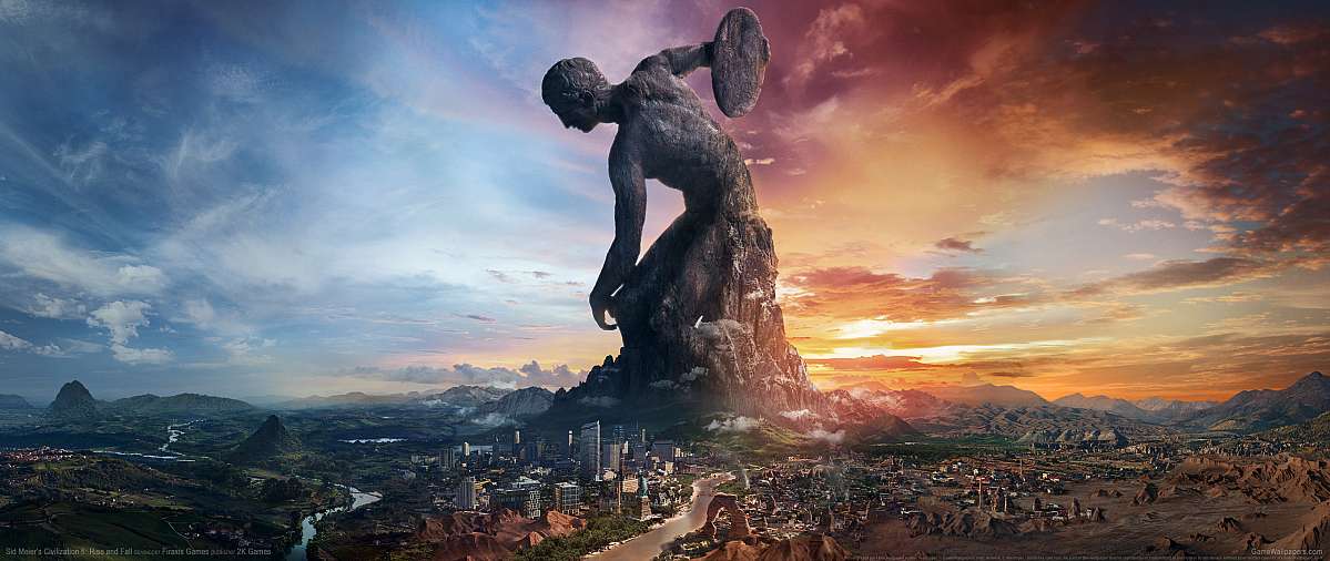 Sid Meier's Civilization 6: Rise and Fall ultrawide achtergrond 01