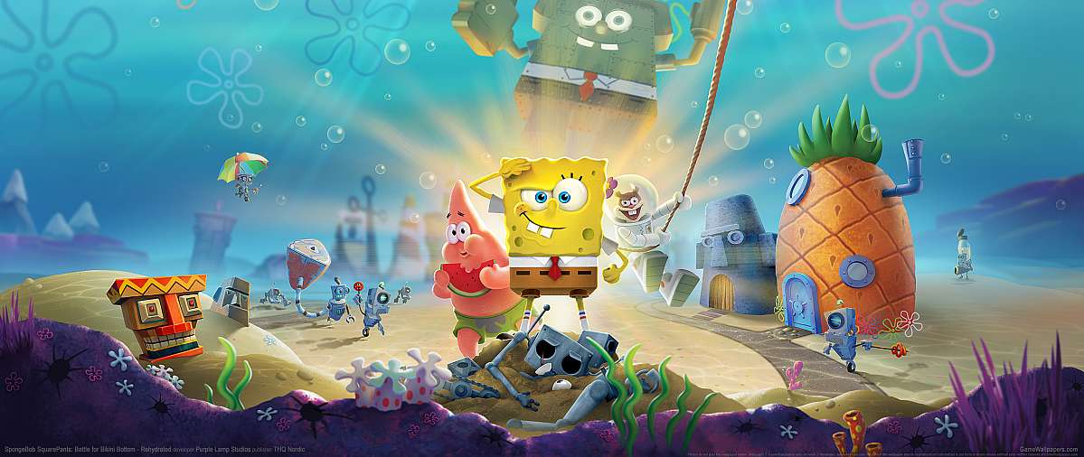 SpongeBob SquarePants: Battle for Bikini Bottom - Rehydrated ultrawide achtergrond 01