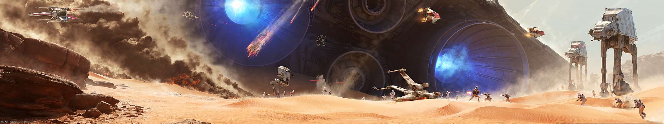 Star Wars - Battlefront triple screen achtergrond