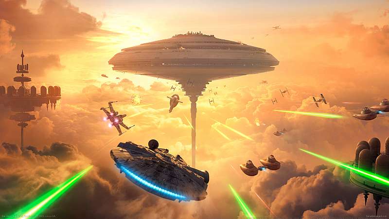 Star Wars - Battlefront: Bespin achtergrond