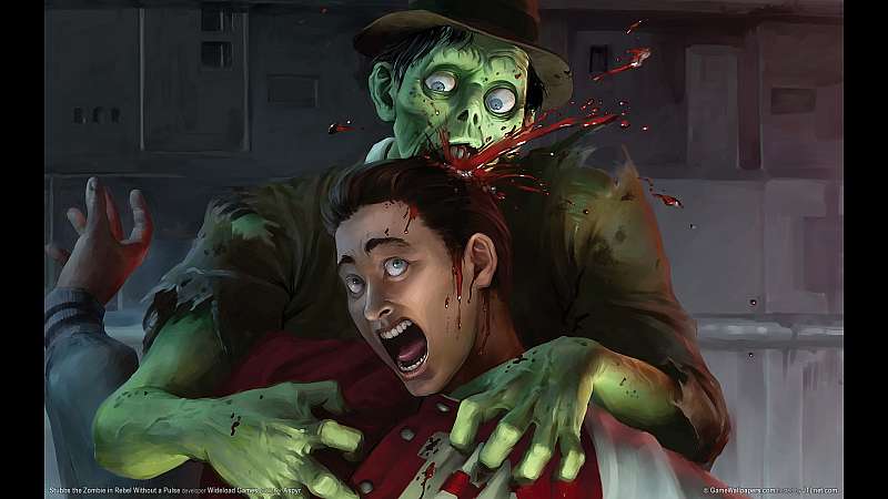 Stubbs the Zombie in Rebel Without a Pulse achtergrond