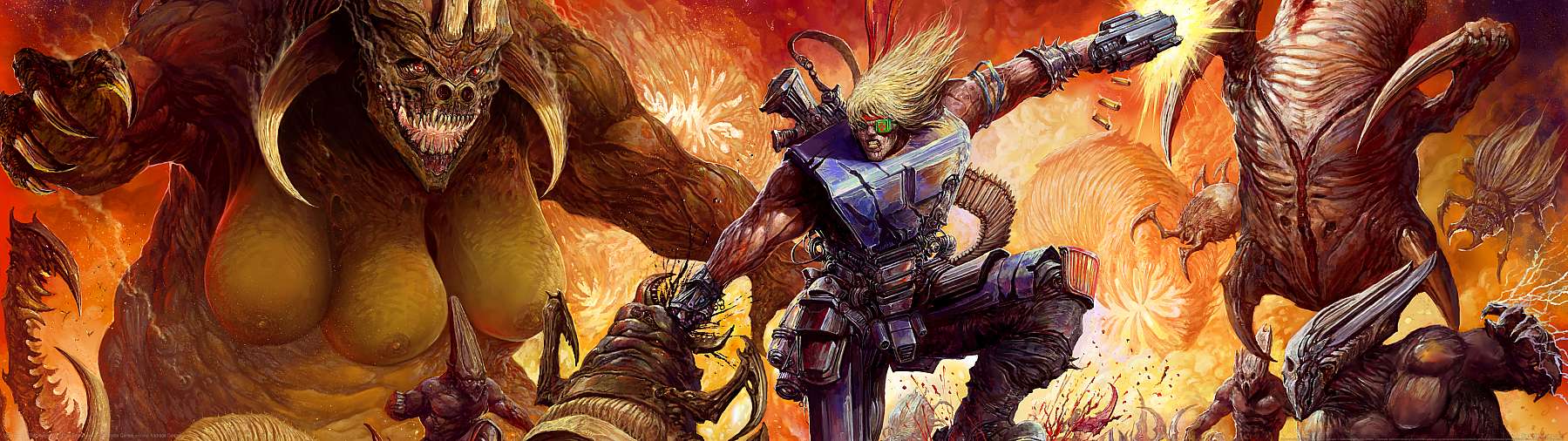 SturmFront - The Mutant War: Ubel Edition superwide achtergrond 01