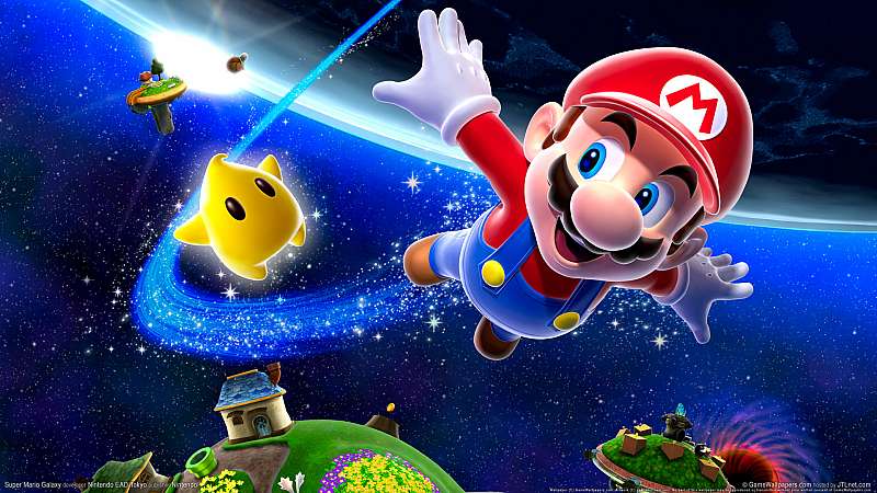 Super Mario Galaxy achtergrond