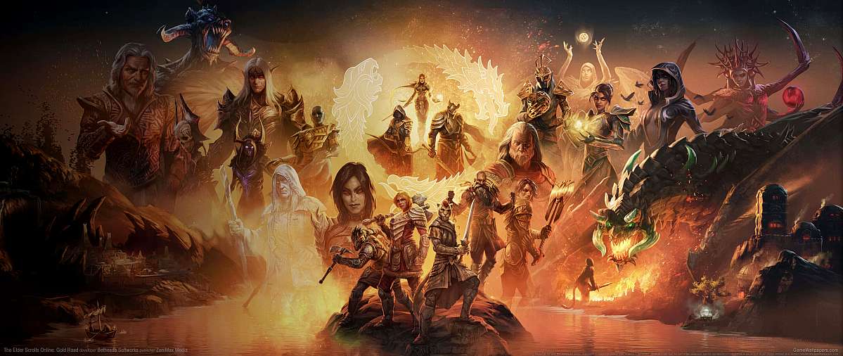 The Elder Scrolls Online: Gold Road ultrawide achtergrond 02