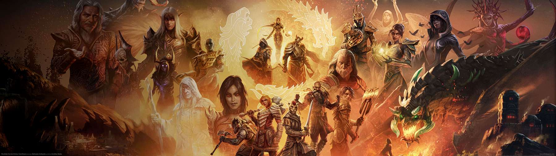 The Elder Scrolls Online: Gold Road superwide achtergrond 02