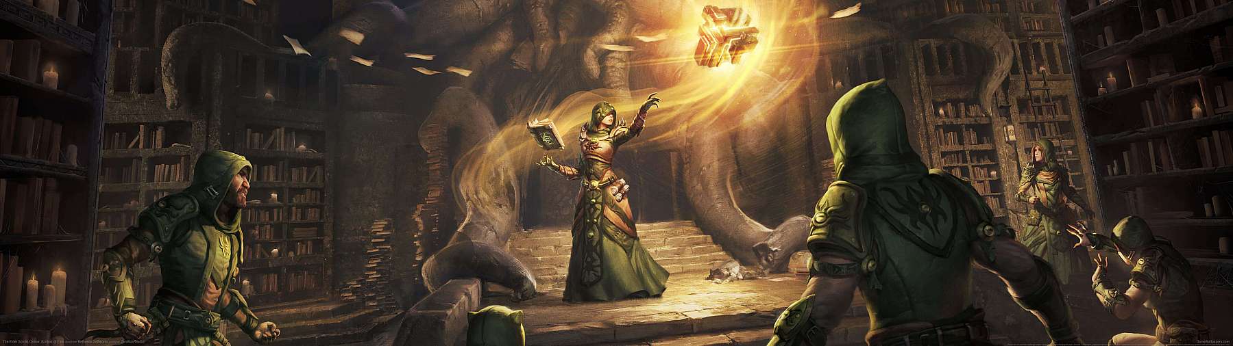 The Elder Scrolls Online: Scribes of Fate superwide achtergrond 01