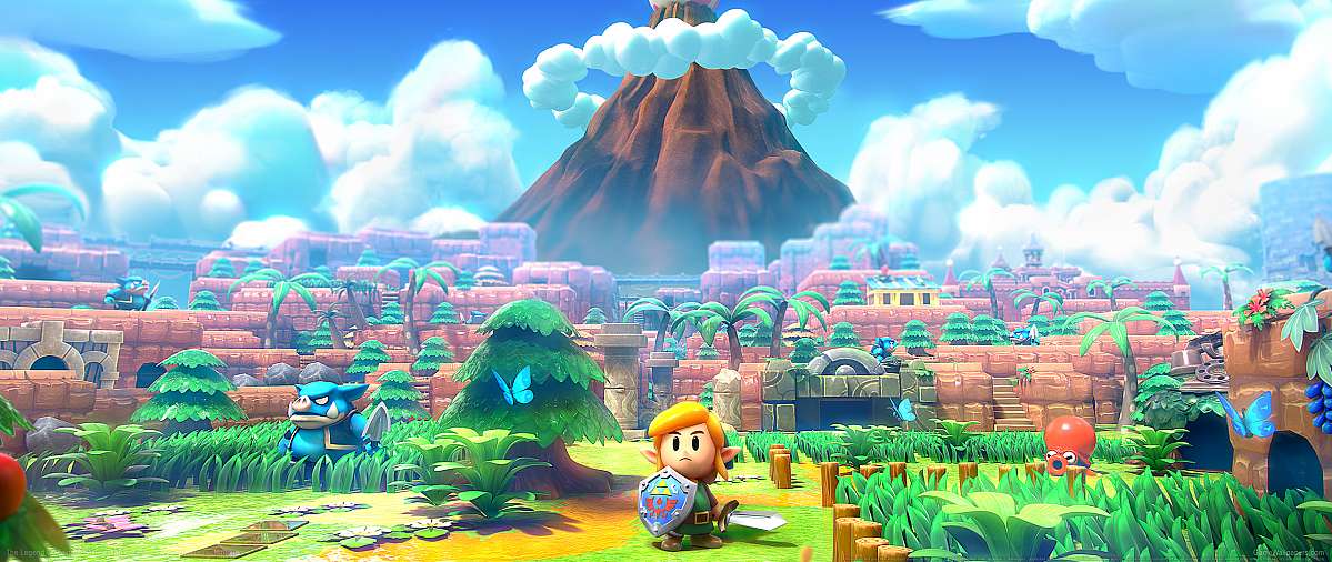 The Legend Of Zelda: Link's Awakening ultrawide achtergrond 01