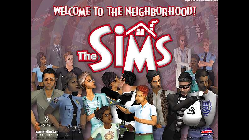 The Sims achtergrond