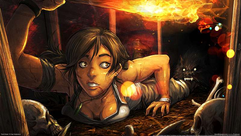 Tomb Raider 15 - Year Celebration achtergrond