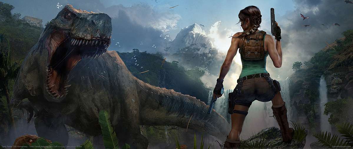 Tomb Raider 25th Anniversary ultrawide achtergrond 01