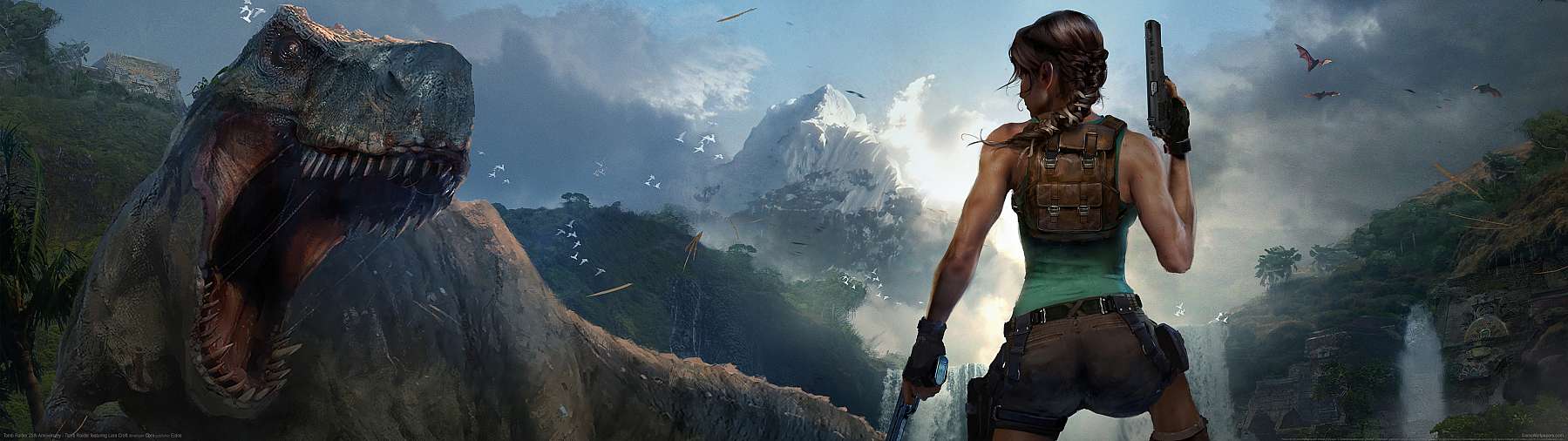 Tomb Raider 25th Anniversary superwide achtergrond 01