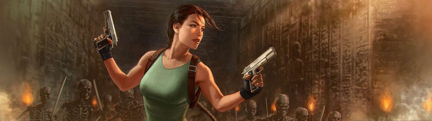 Tomb Raider 25th Anniversary superwide achtergrond 02