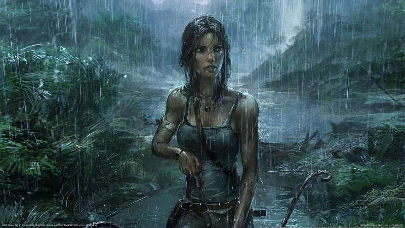 Tomb Raider fan art achtergrond