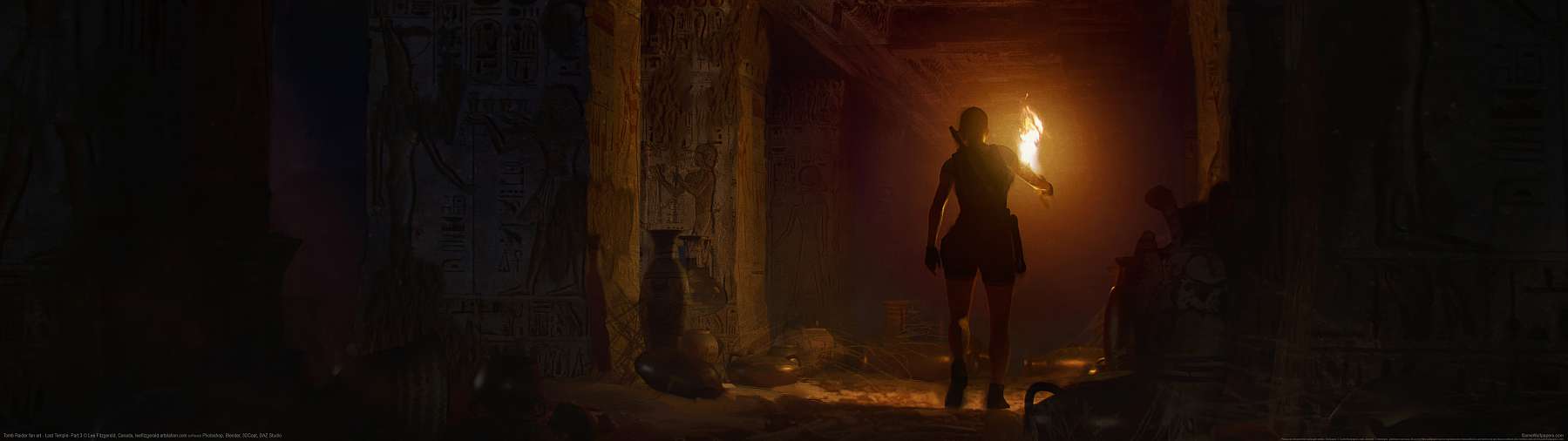 Tomb Raider fan art superwide achtergrond 11