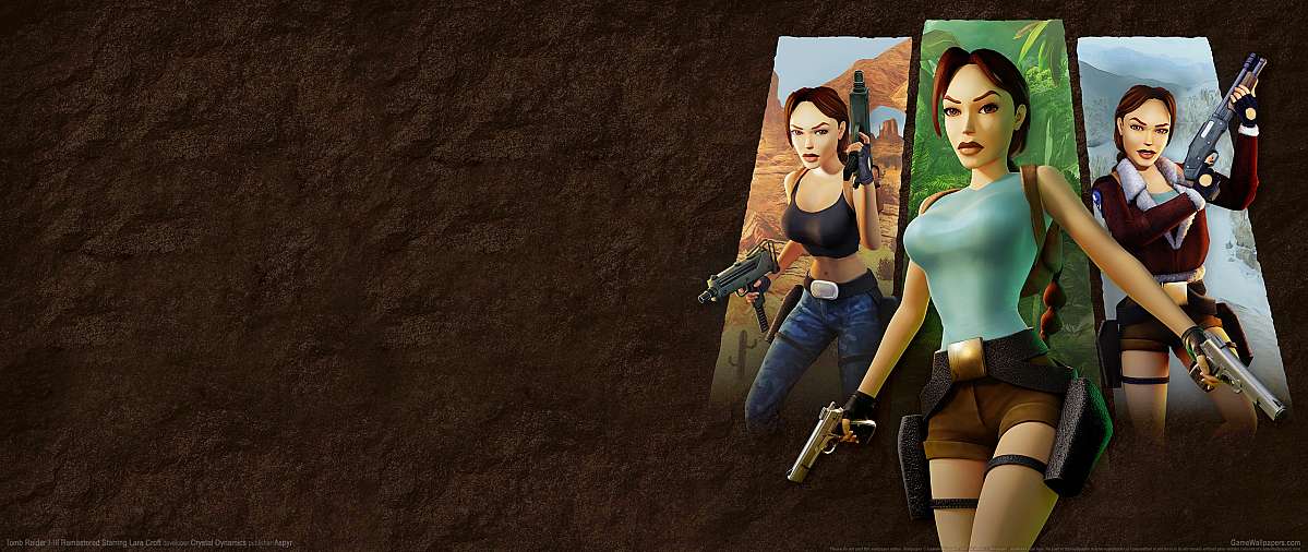 Tomb Raider I-III Remastered Starring Lara Croft ultrawide achtergrond 01