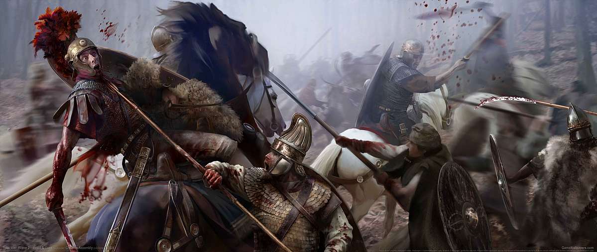 Total War: Rome 2 - Blood & Gore ultrawide achtergrond 01