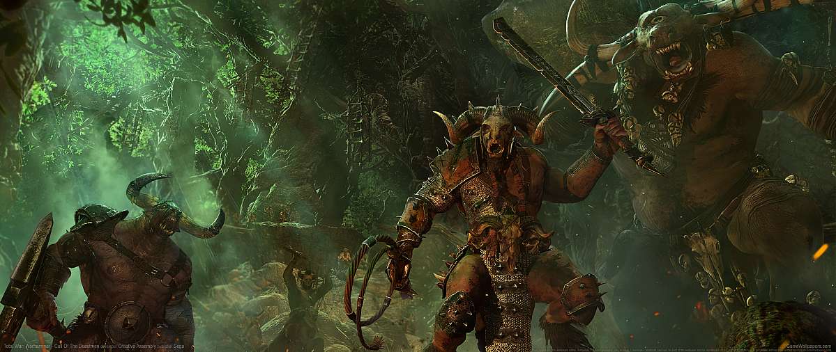 Total War: Warhammer - Call of the Beastmen ultrawide achtergrond 01