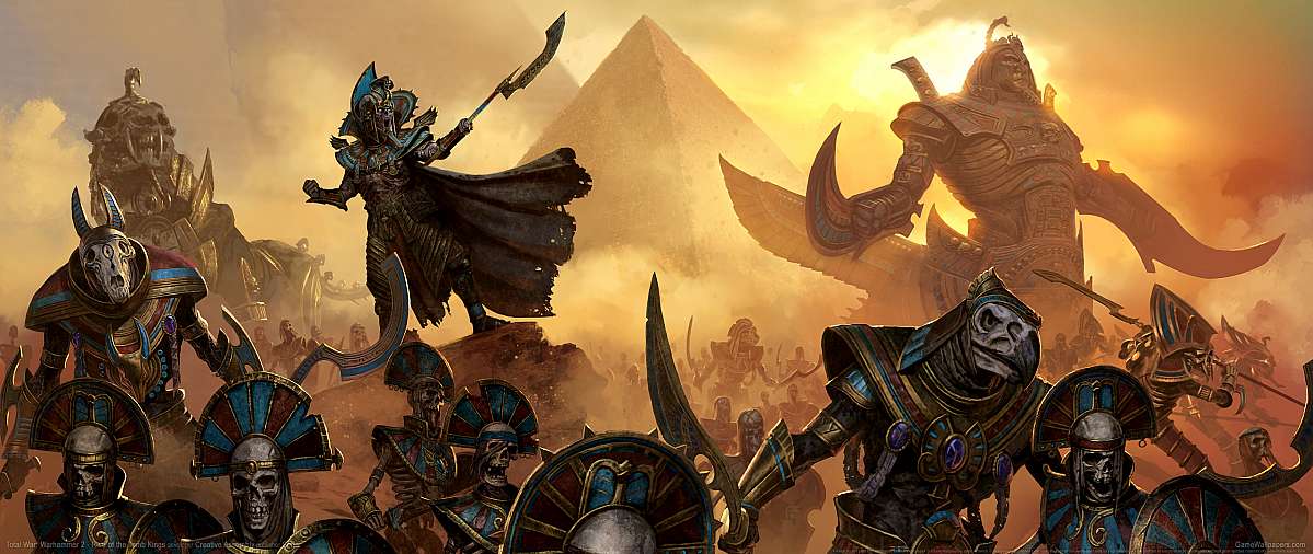 Total War: Warhammer 2 - Rise of the Tomb Kings ultrawide achtergrond 01