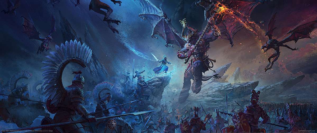 Total War: Warhammer 3 ultrawide achtergrond 01